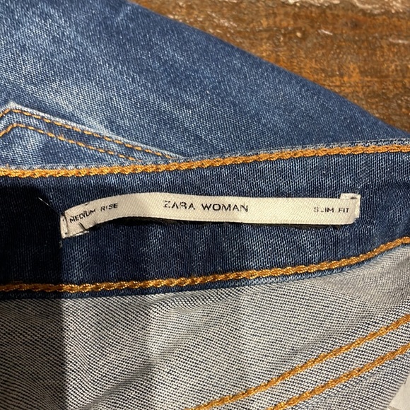 Zara slim fit medium rise skinny jeans size 8/ - Picture 3 of 4